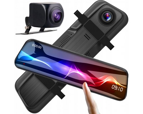 Techonic WIDEOREJESTRATOR KAMERA REJESTRATOR JAZDY W02 W LUSTERKU Z KAMERĄ COFANIA 0,2KG