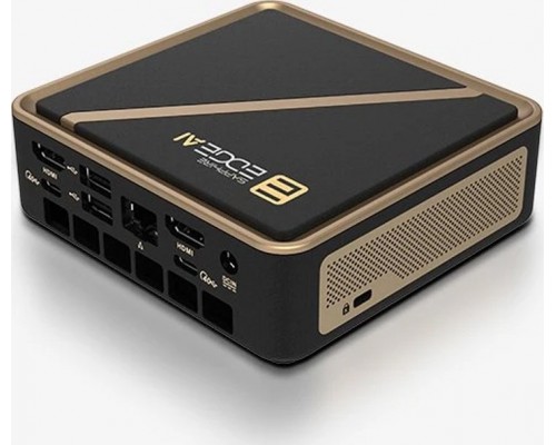 Komputer Sapphire EDGE AI 350 BAREBONE AMD Ryzen AI 7 350 WITH WIFI BT MODULE VESA MOUNT POWER ADAPTER AND POWER CORD W/O SSD AND MEMORY