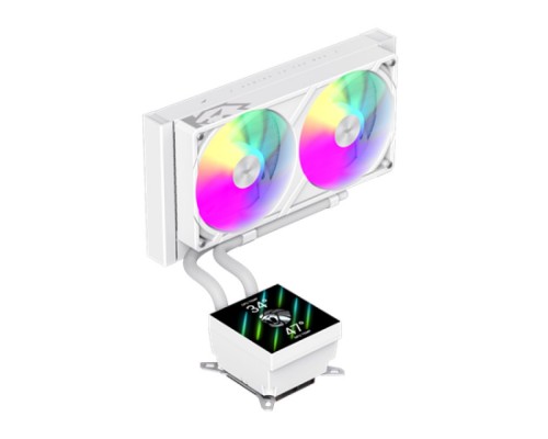 GameMax Gamemax | GLACIER 240 LCD WH | Intel, AMD