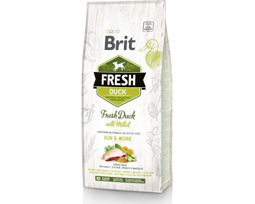 Brit Fresh Duck With Millet Active Run & Work 2.5kg