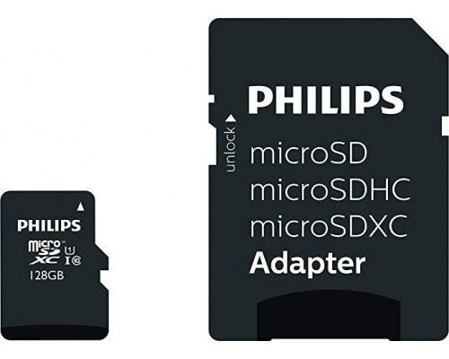 SD  Philips MicroSDXC 128 GB Class 10 UHS-I/U1 (FM12MP45B/10)