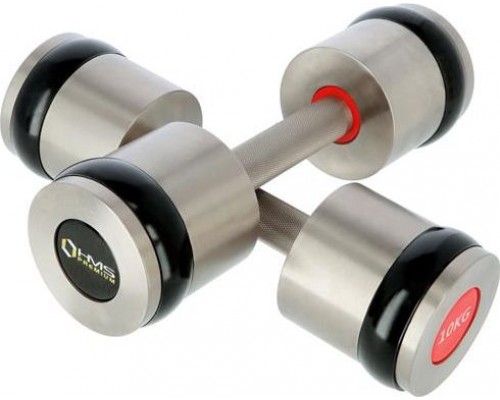 HMS dumbbells HH10 chrome plated 2 x 10 kg