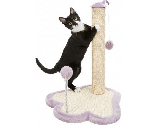 Trixie standing with a post Junior, 40 × 50 × 38 cm, lilac/naturalny
