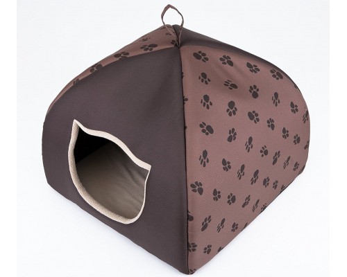 HOBBYDOG Budka Igloo - Jasny brąz w łapki R2