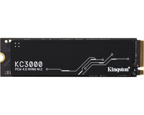 SSD Kingston KC3000 (1TB; M.2 2280; PCIe 4.0 x4 NVMe; SKC3000S/1024G)