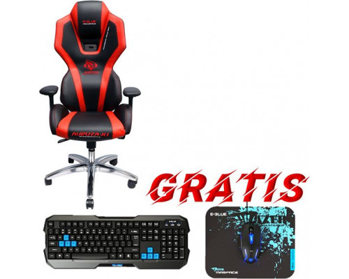 Blue Auroza X1 LED Black-Red + Set (EEC301P)