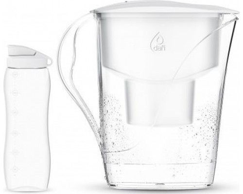 Dafi Luna white + water bottle