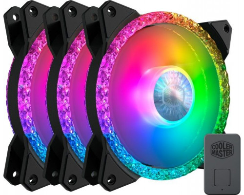 Cooler Master MF120 Prismatic 3-pack + Hub (MFY-B2DN-203PA-R1)