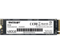 SSD Patriot P310 480GB M.2 2280 PCI-E x4 Gen3 NVMe (P310P480GM28)
