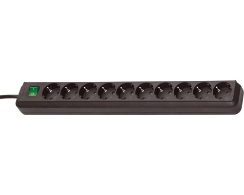 Brennenstuhl Eco-Line 10 3 m Black (1159300010)