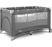 Caretero BASIC PLUS playpen + bag - graphite