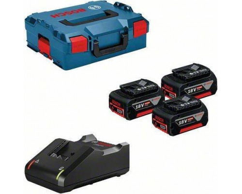 Bosch 18V 5,0Ah x3+GAL 18V-40+LB B0615990L3T
