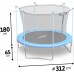 Garden Trampoline Neo-Sport NS-10W181 With inner mesh 10 FT 312 cm