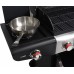 Lund 6+1 stainless steel, cast iron grate 73x40 cm