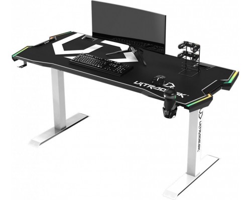 Gaming desk Ultradesk Force Snow White 166 cmx70 cm