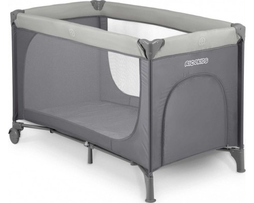 Ricokids Travel cot 125 x 65 x 78 cm RK-240 light gray