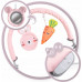 MoMi Glossy Pink Bunny