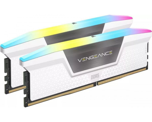 Corsair Vengeance RGB, DDR5, 32 GB, 6000MHz, CL36 (CMH32GX5M2E6000Z36W)