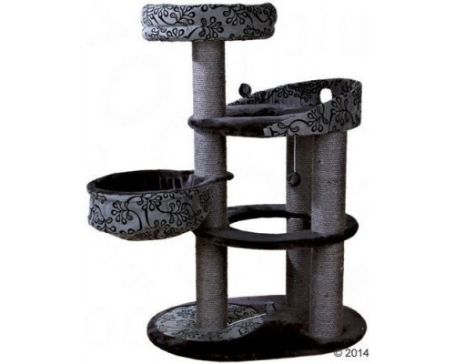 Trixie Cat tree "Filippo", 114 cm, gray / black