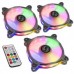 Lian Li Fan BORA RGB PWM 3-pack + regulator (BORA120R-3A)