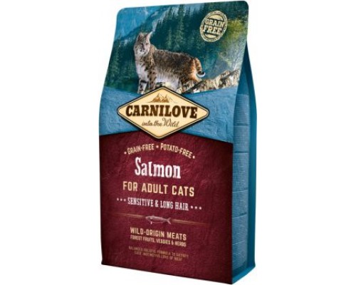 CARNILOVE 2kg CAT SENSI LONG HAIR SALMON