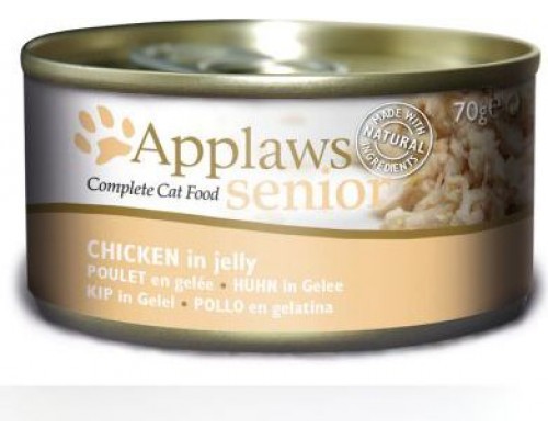 APPLAWS CAT can 5x70g SENIOR CHICKEN