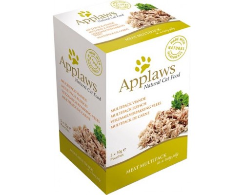 APPLAWS CAT sasz.5x50g MEAT PACKAGE