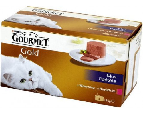 Purina GOURMET GOLD MP - MUSH WITH TUNA (4X85G)x2