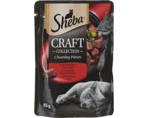 Sheba Karma Sheba Craft Collection Beef in Sauce (0.08 kg)x10