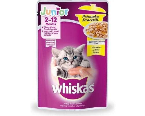 Whiskas Junior chicken, jelly stew - sachet 6x85g