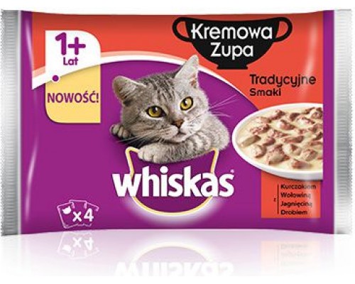 Whiskas Traditional flavors cream soup 1+ years (4x85g)x2
