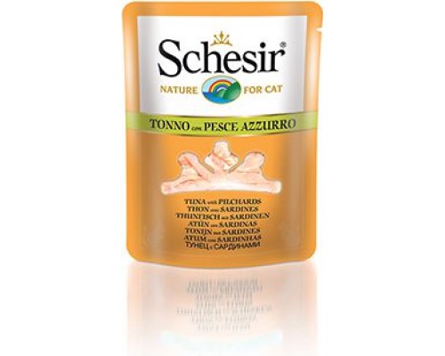 Agras Delic SCHESIR CAT 5x70g sachets TUNA + SARDINES