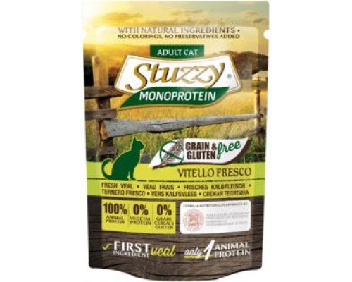 Agras Delic STUZZY CAT 5x85g sachets MONOPROTEIN VEAL