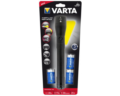 Varta LED High optics 4W (+3xC) 300 lm (LAVA 18812)