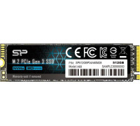SSD Silicon Power P34A60 512GB M.2 2280 PCI-E x4 Gen3 NVMe (SP512GBP34A60M28)