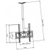 ART ceiling mount for TV (RAMT AR-21L)