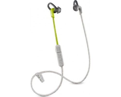 Headphones Plantronics BACKBEAT FIT 305 bluetooth sports earphone, gray / green