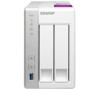 Qnap NAS 2-Bay TurboNAS, SATA 6G, 1,7GHz 4-Core, 4GB RAM, 2x GbE LAN, 3xUSB 3.0 (TS-231P2-4G)