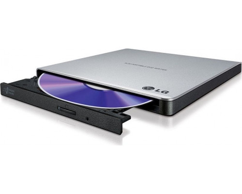LG HLDS  DVD GP57ES40, Ultra Slim Portable, Silver