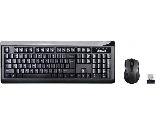  Keyboard + mouse A4 Tech. Keyboard and mouse set V-Track 2.4G 6100F RF (NANO-A4TKLA46052)