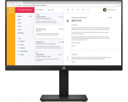 HP P24h G4 Monitor (7VH44AA # ABB)