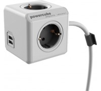 PowerCube  Extended USB 1,5m  Typ F (1406GY/DEEUPC)
