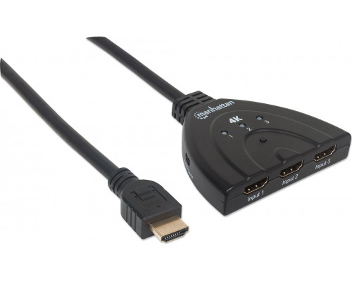 Manhattan Switch 3xHDMI 4K (207874)