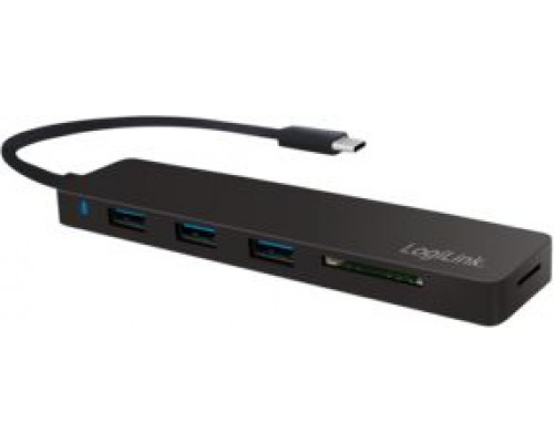 HUB USB LogiLink USB-C 3.1, 3 Ultra Slim