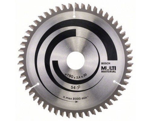 Bosch 190x30x2,4mm 54z. MULTI MATERIAL - 2608640509