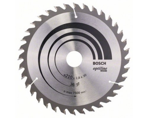 Bosch Optiline Wood 210 x 30mm 36z (2608640622)