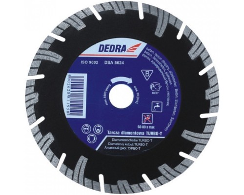 Dedra Turbo-T 250mm 25,4mm H1198E
