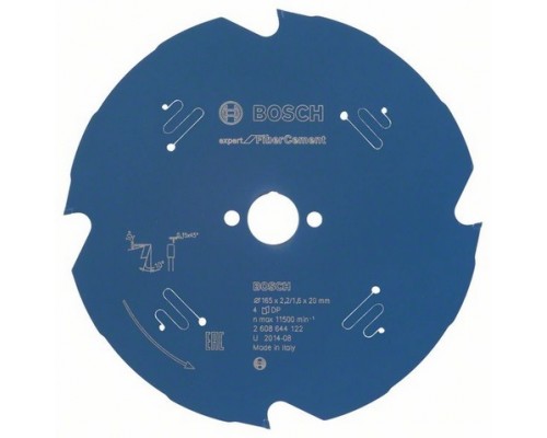 Bosch  Expert for Fiber Cement 165 x 20mm 4z (2608644122)