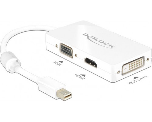 Delock DisplayPort mini - HDMI - D-Sub (VGA) - DVI-D 0.15m  (62630)