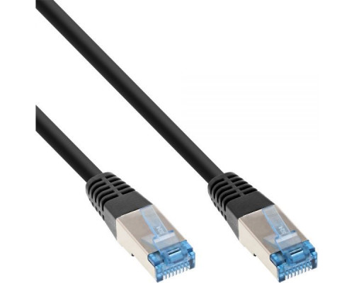 InLine - Patch Cable - RJ-45 (M) to RJ-45 (M) - 20,0m - SFTP, PiMF - CAT 6a - Outdoor, Round, Stranded - Black (72820S)